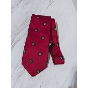 Wembley Men's Red Santa Christmas Silks Neck Tie 100% Silk